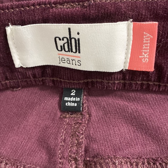 Cabi 3197 Skinny Cords Corduroy Pants Sz 2 - Picture 7 of 8